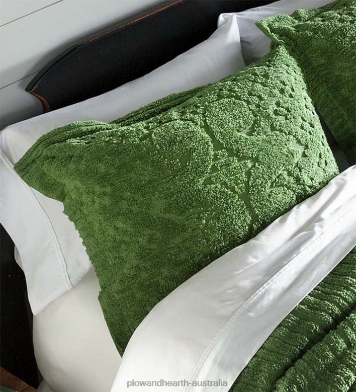 Plow & Hearth Juliet Tufted Cotton Chenille Bedding P22BD2652 Houseware