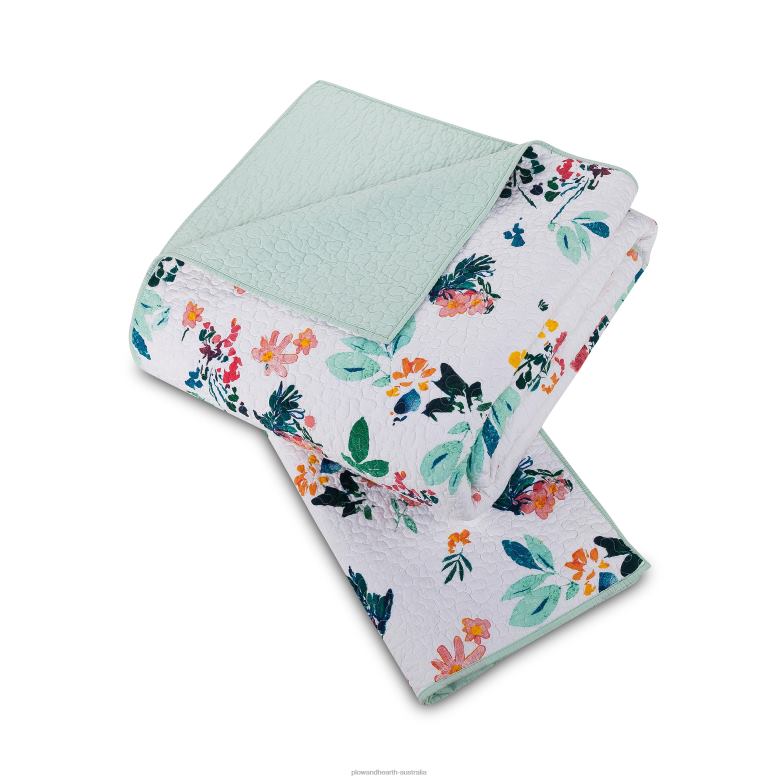 Plow & Hearth Violet Cotton Quilt Set - King P22BD2675 Houseware