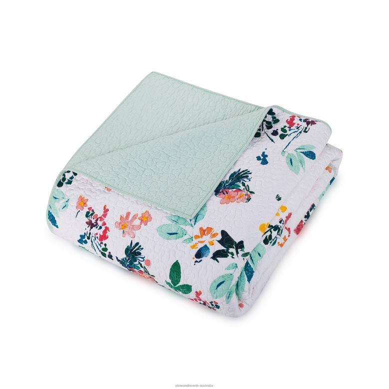 Plow & Hearth Violet Cotton Quilt Set - King P22BD2675 Houseware