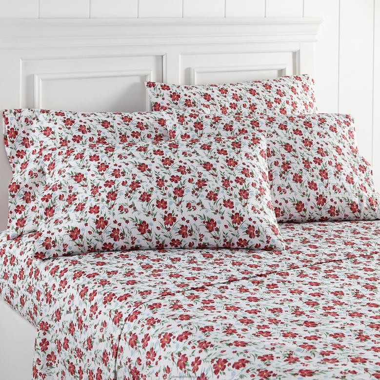 Plow & Hearth Vanessa Seersucker Sheet Set P22BD2682 Houseware