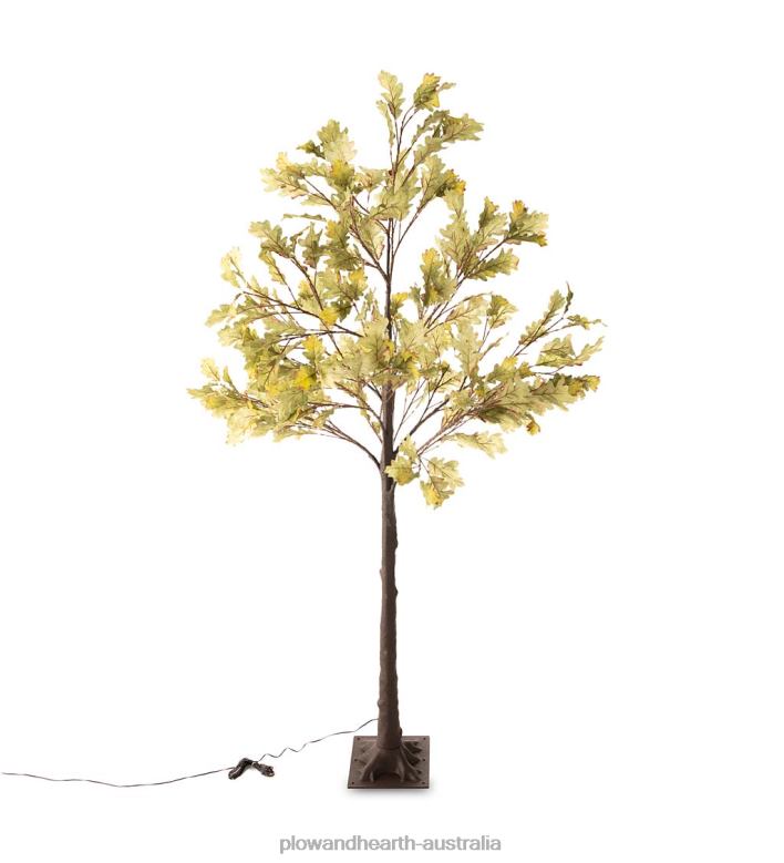 Plow & Hearth Indoor/Outdoor Electric Lighted Moss Oak Trees P22BD1587 Houseware