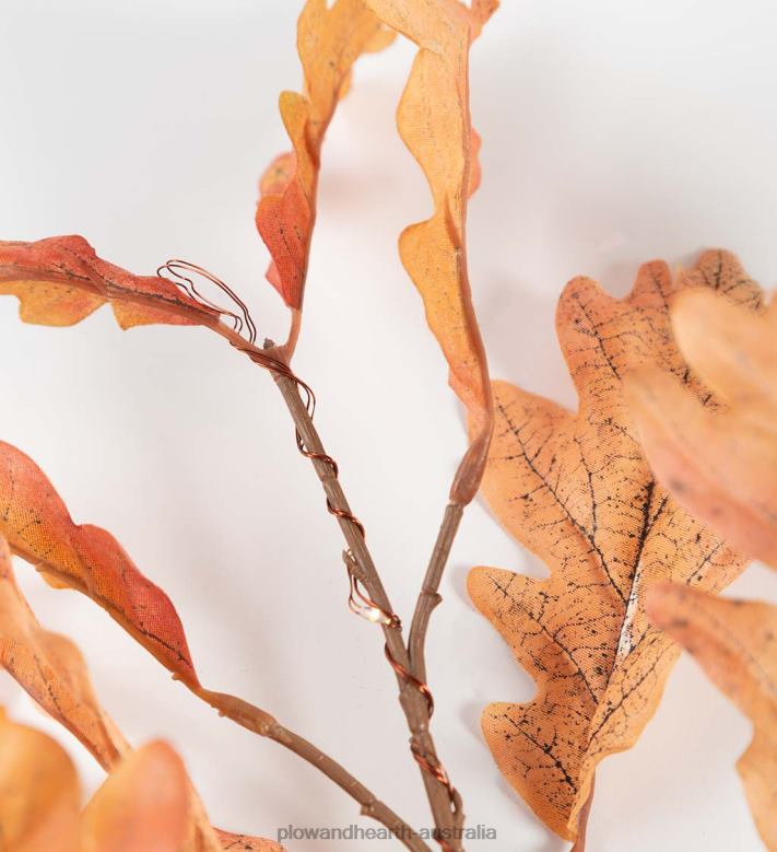 Plow & Hearth Indoor/Outdoor Lighted Rust Oak Branches, Set of 2 P22BD1564 Houseware