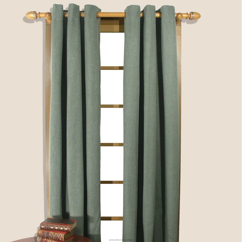 Plow & Hearth Homespun Grommet-Top Insulated Curtain, 63 L - Harvest P22BD3155 Houseware