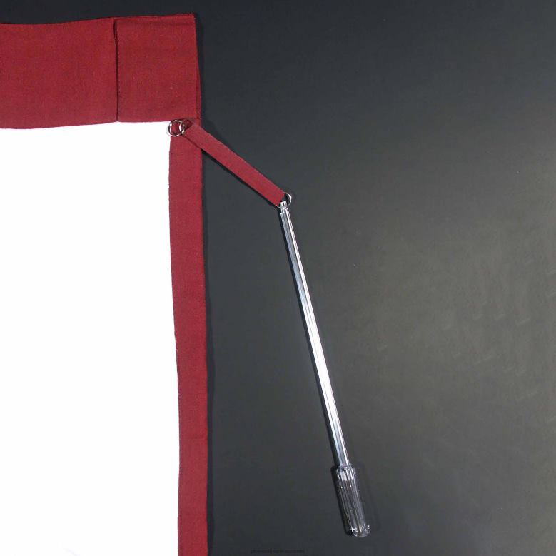 Plow & Hearth Homespun Rod-Pocket Insulated Curtain, 72 L - Denim Blue P22BD3227 Houseware