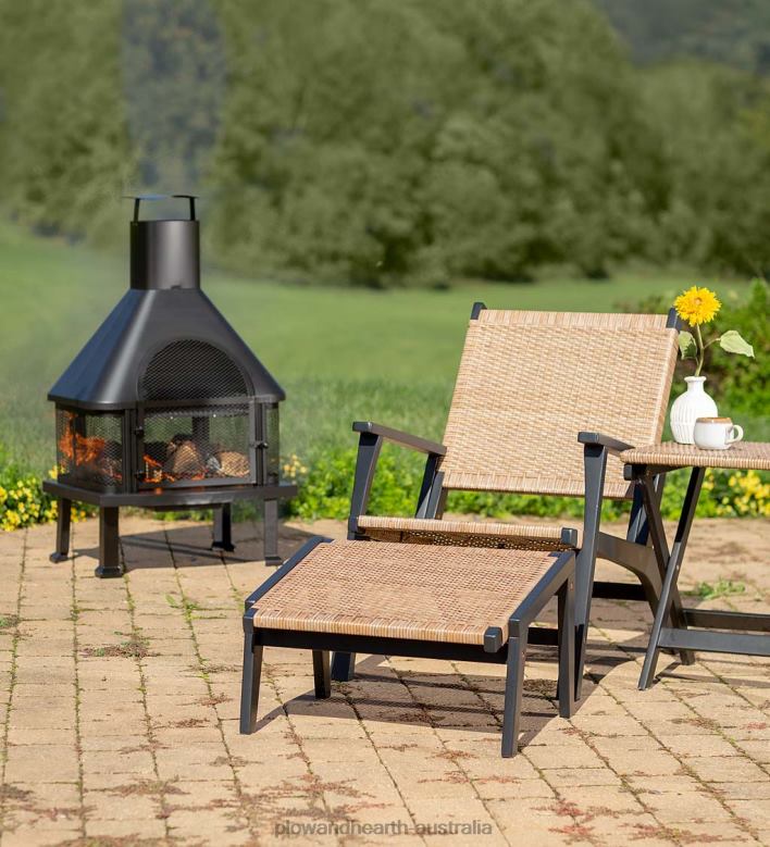 Plow & Hearth Black Outdoor Firehouse P22BD1602 Houseware