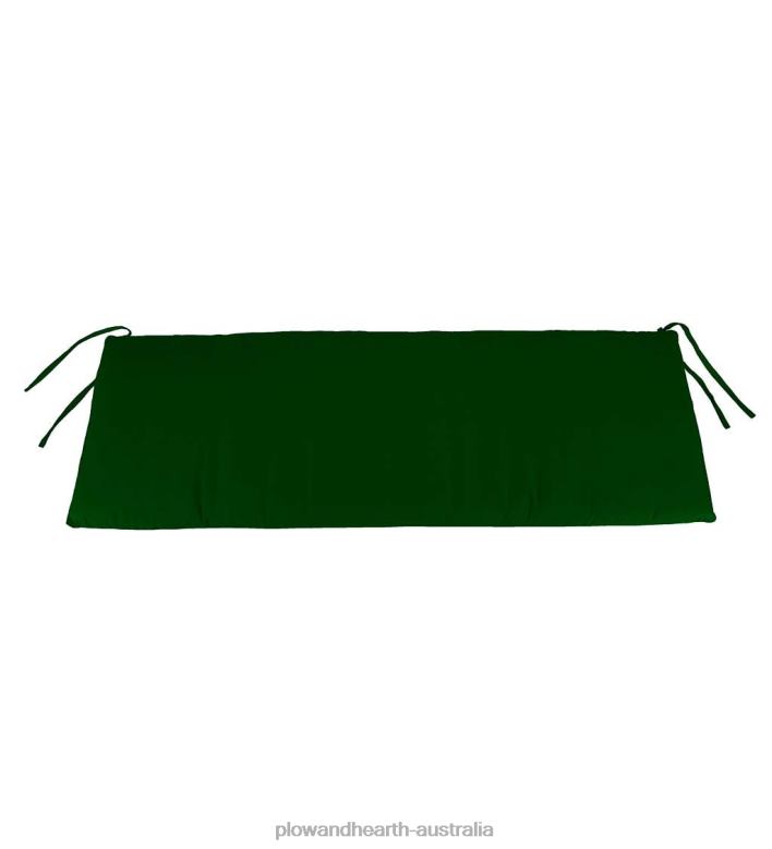 Plow & Hearth Polyester Classic Swing/Bench Cushion, 48x 19 x 3- Forest Green P22BD3236 Houseware