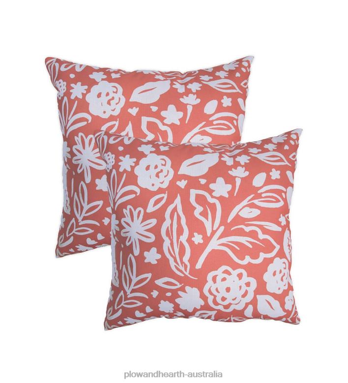 Plow & Hearth Replacement Pillows for Rope Hammock Swing, Set of 2 - Leaves P22BD1198 Houseware