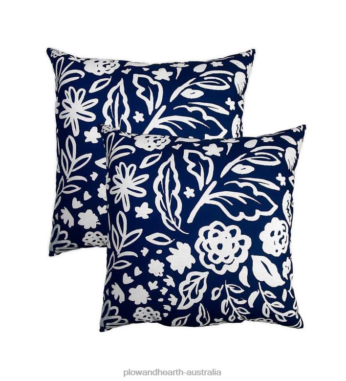 Plow & Hearth Replacement Pillows for Rope Hammock Swing, Set of 2 - Leaves P22BD1198 Houseware