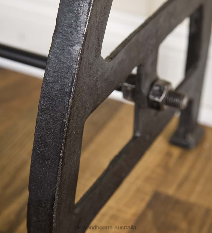 Plow & Hearth Birmingham Console Table in Reclaimed Wood and Metal P22BD1109 Houseware