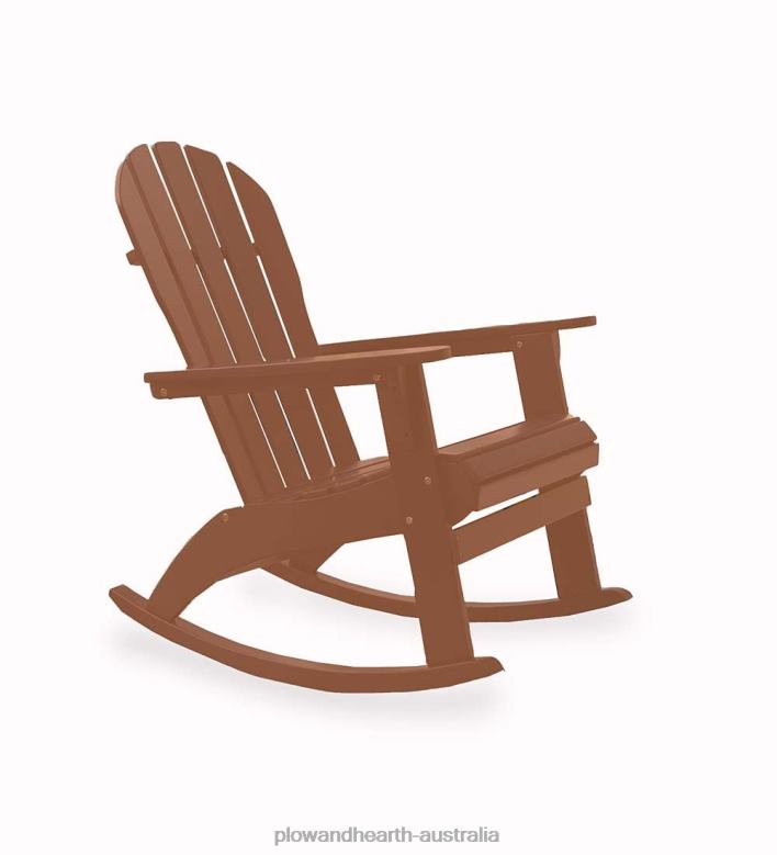Plow & Hearth Eucalyptus Wood Adirondack Rocking Chair - White P22BD1128 Houseware