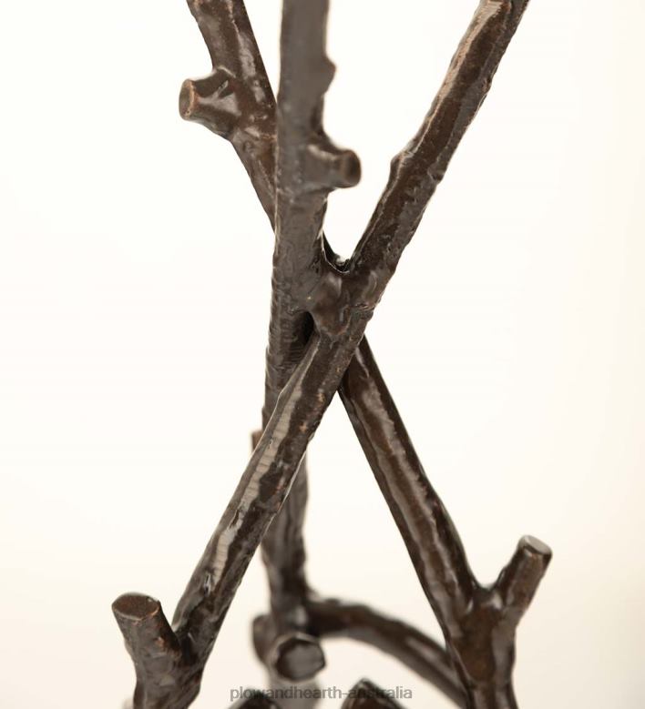 Plow & Hearth Indoor/Outdoor Crater Lake Tripod Cocktail Table with Marble Top P22BD1143 Houseware