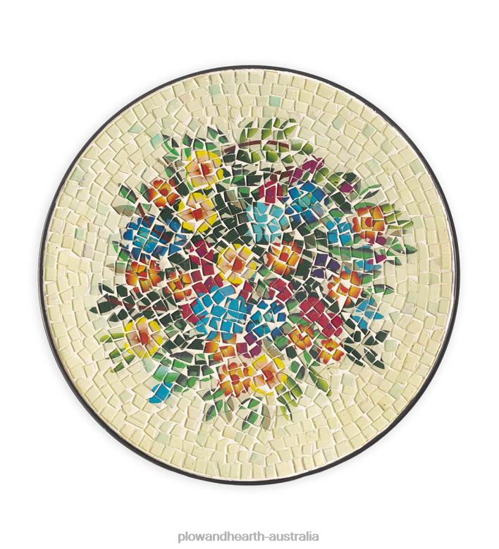 Plow & Hearth Indoor/Outdoor Flower Bouquet Folding Side Table P22BD1175 Houseware