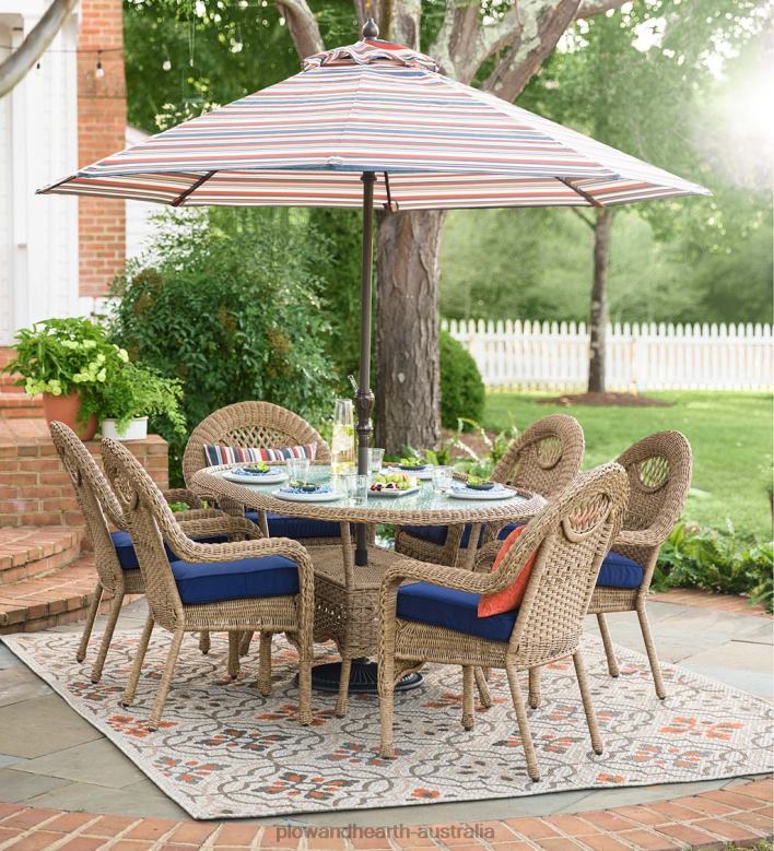 Plow & Hearth Prospect Hill Oval Dining Table and Chairs P22BD1093 Houseware