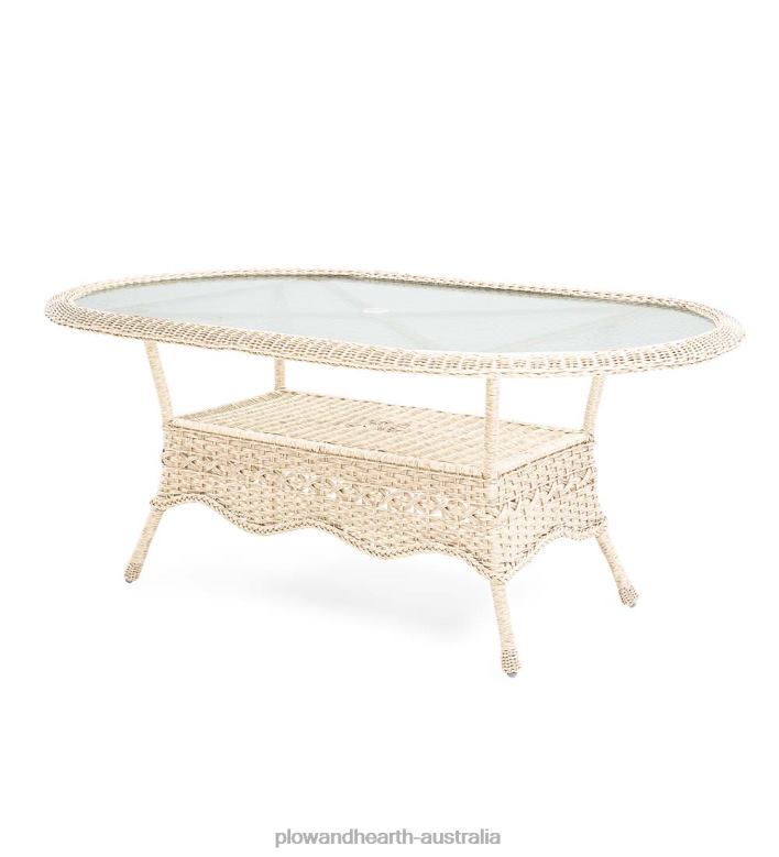 Plow & Hearth Prospect Hill Oval Dining Table and Chairs P22BD1093 Houseware