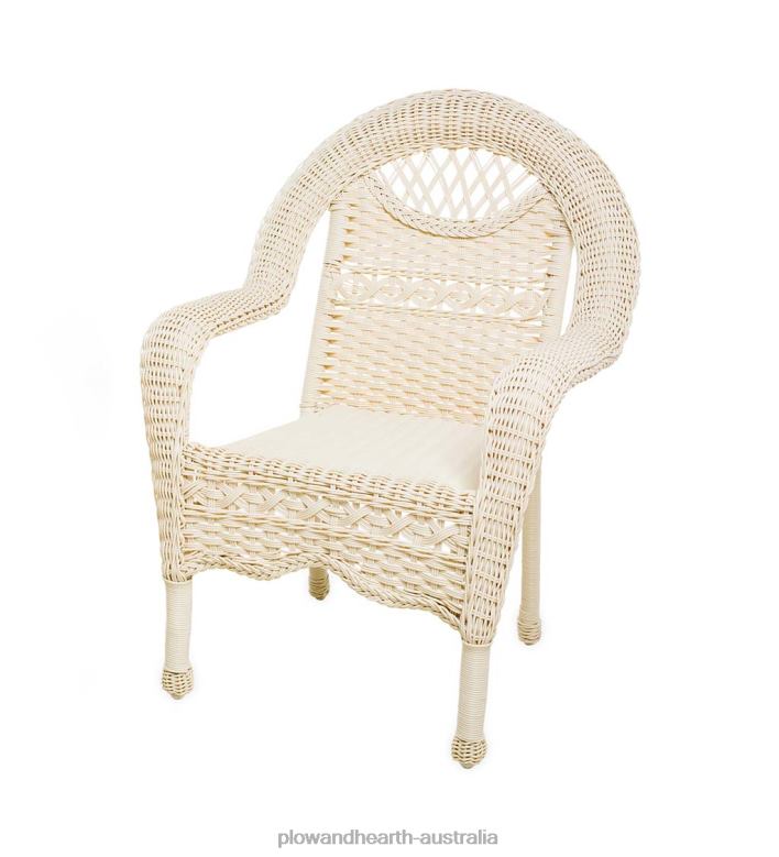 Plow & Hearth Prospect Hill Wicker Settee Set P22BD1091 Houseware
