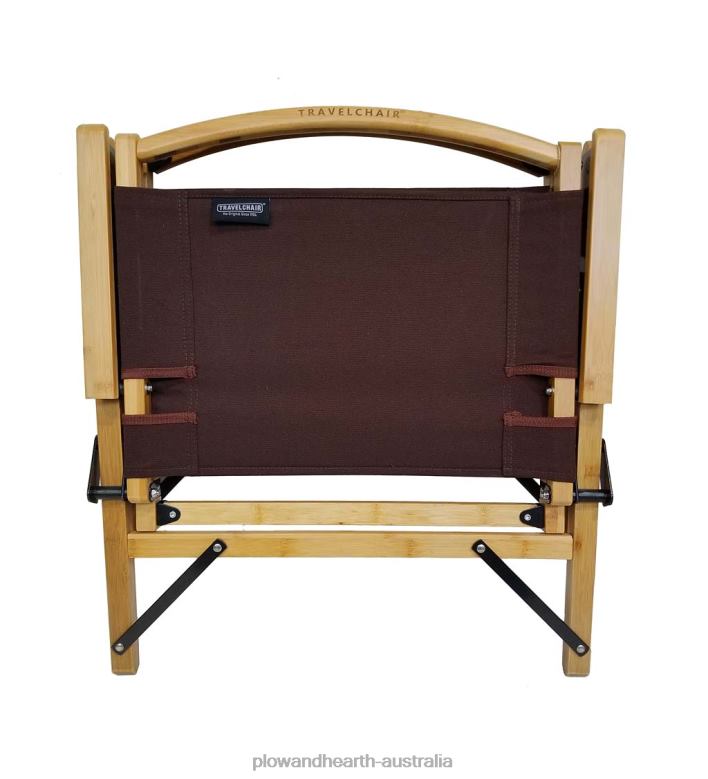 Plow & Hearth Retro Bamboo Folding Camp Chair - Bamboo P22BD1177 Houseware