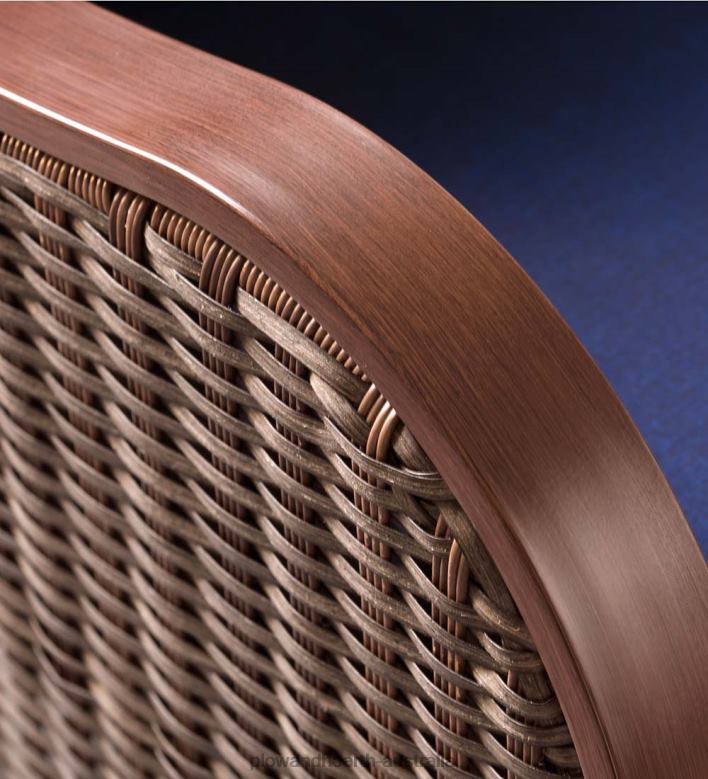 Plow & Hearth Urbanna Premium Wicker Collection with Luxury Cushions P22BD1089 Houseware