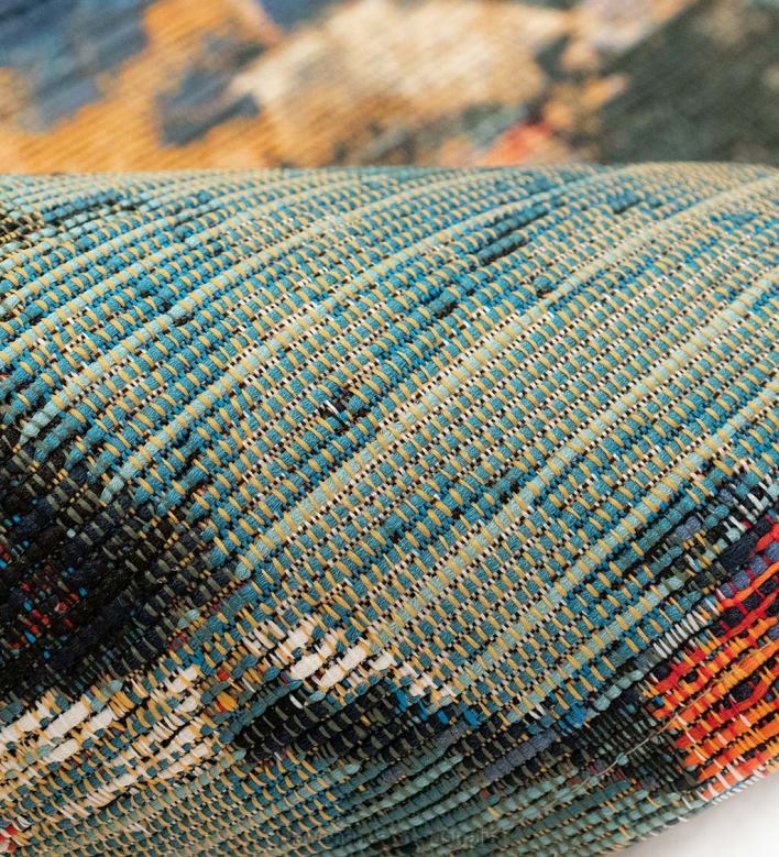 Plow & Hearth Autumn Leaves 100% Polypropylene Indoor/Outdoor Rug P22BD1359 Houseware