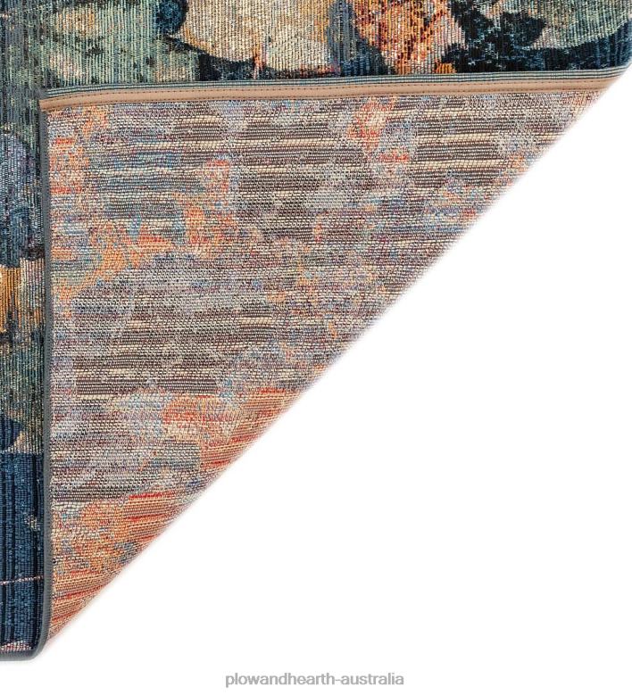 Plow & Hearth Autumn Leaves 100% Polypropylene Indoor/Outdoor Rug P22BD1359 Houseware