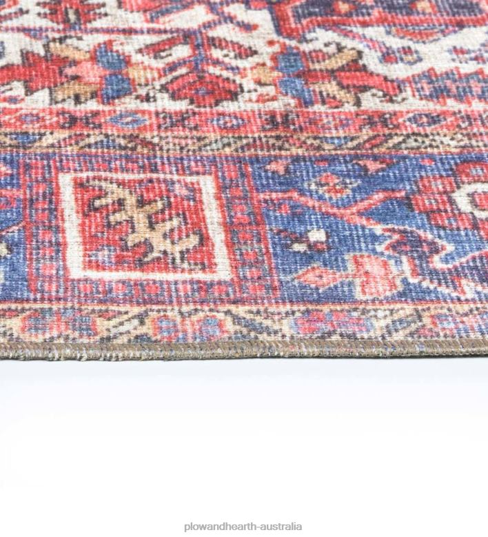 Plow & Hearth Indoor/Outdoor Berkley Border Polyester Rug P22BD1433 Houseware