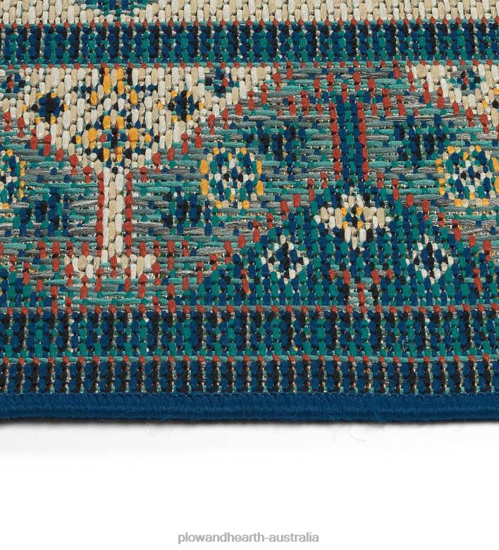 Plow & Hearth Indoor/Outdoor Big Top Jacksonville Rug P22BD1409 Houseware