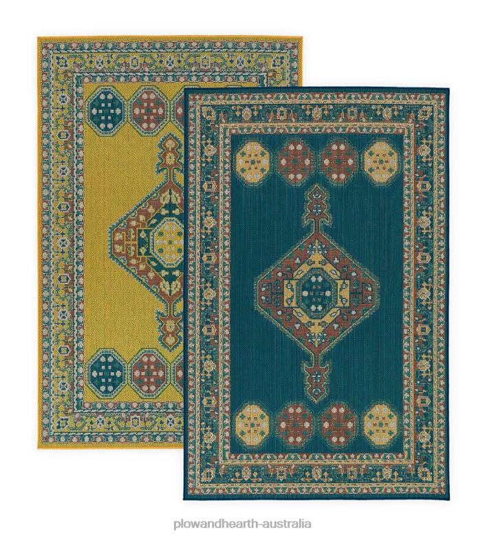 Plow & Hearth Indoor/Outdoor Big Top Tallahassee Rug P22BD1406 Houseware