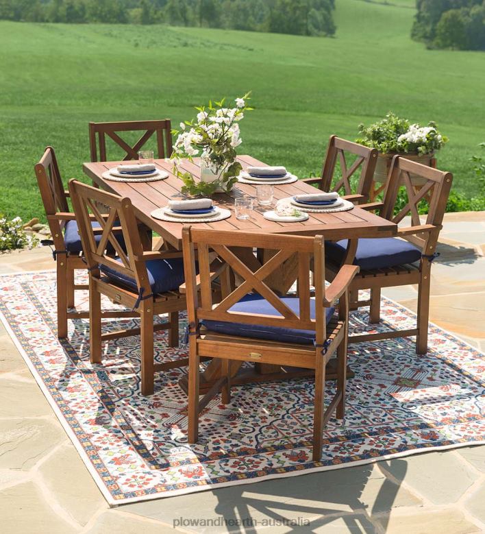 Plow & Hearth Indoor/Outdoor Brunswick Tapestry Polypropylene Rug P22BD1375 Houseware