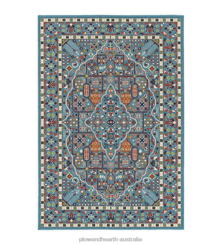 Plow & Hearth Indoor/Outdoor Brunswick Tapestry Polypropylene Rug P22BD1375 Houseware