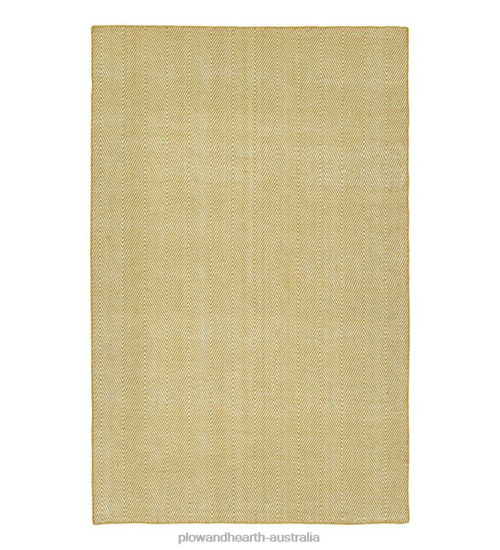 Plow & Hearth Indoor/Outdoor Fair Isle Herringbone Rug P22BD1399 Houseware