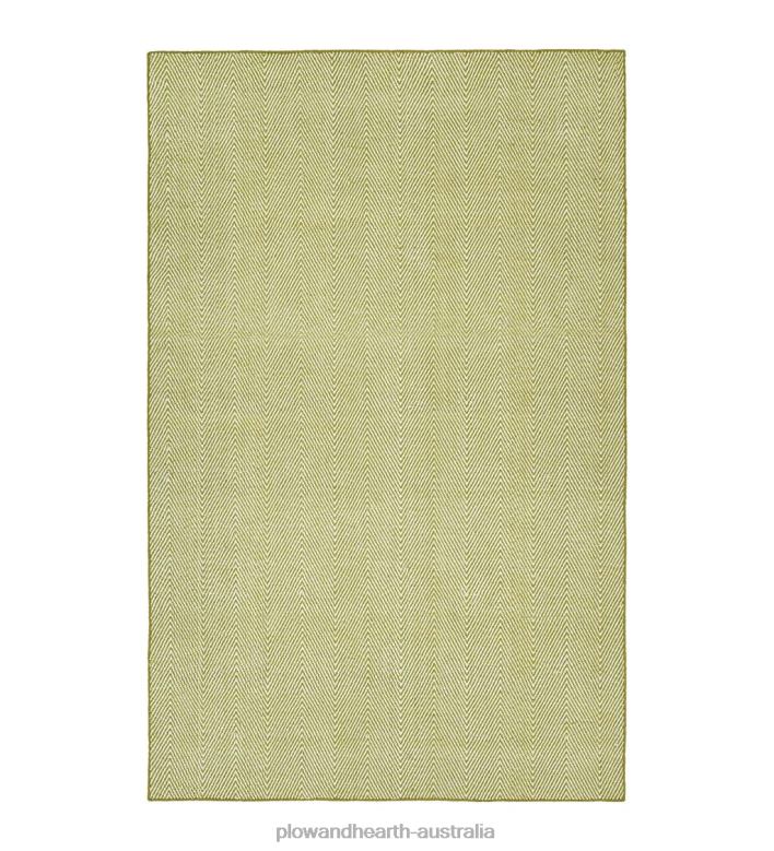 Plow & Hearth Indoor/Outdoor Fair Isle Herringbone Rug P22BD1399 Houseware