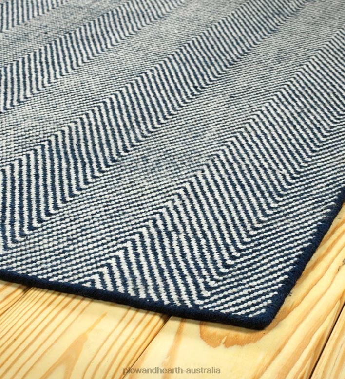 Plow & Hearth Indoor/Outdoor Fair Isle Herringbone Rug P22BD1399 Houseware