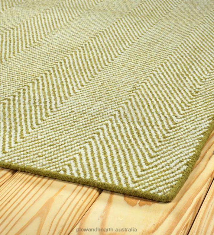 Plow & Hearth Indoor/Outdoor Fair Isle Herringbone Rug P22BD1399 Houseware