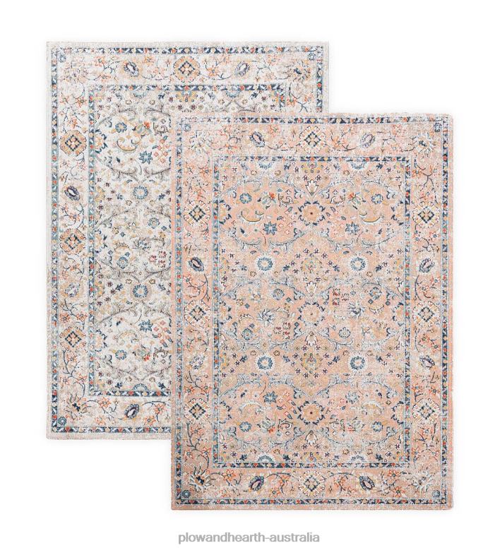 Plow & Hearth Indoor/Outdoor Penelope Garden Rug P22BD1428 Houseware