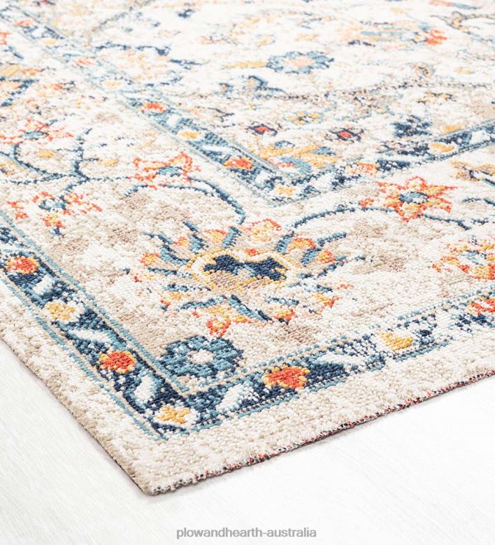 Plow & Hearth Indoor/Outdoor Penelope Garden Rug P22BD1428 Houseware