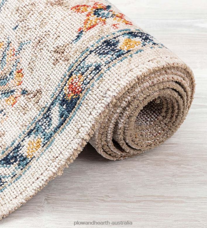 Plow & Hearth Indoor/Outdoor Penelope Garden Rug P22BD1428 Houseware