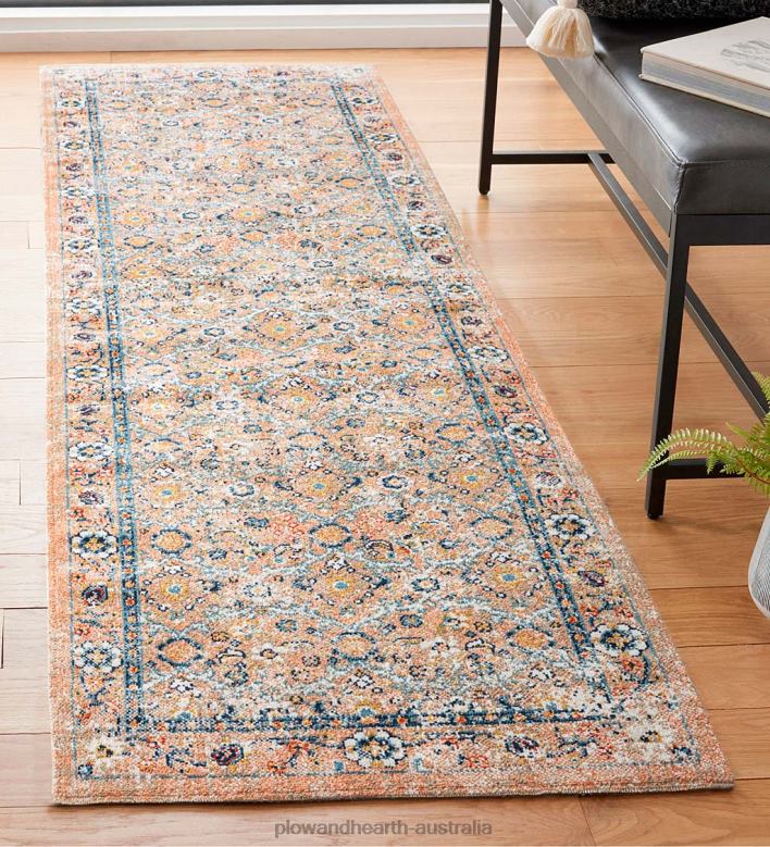 Plow & Hearth Indoor/Outdoor Penelope Garden Rug P22BD1428 Houseware