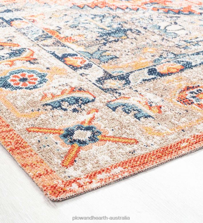 Plow & Hearth Indoor/Outdoor Penelope Traditional Rug P22BD1373 Houseware