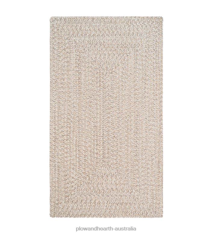 Plow & Hearth Indoor/Outdoor Rectangle Pine Creek Braided Polypropylene Rug P22BD1304 Houseware
