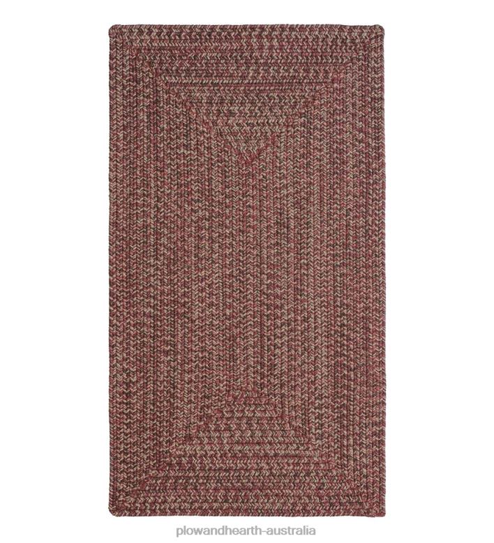 Plow & Hearth Indoor/Outdoor Rectangle Pine Creek Braided Polypropylene Rug P22BD1304 Houseware