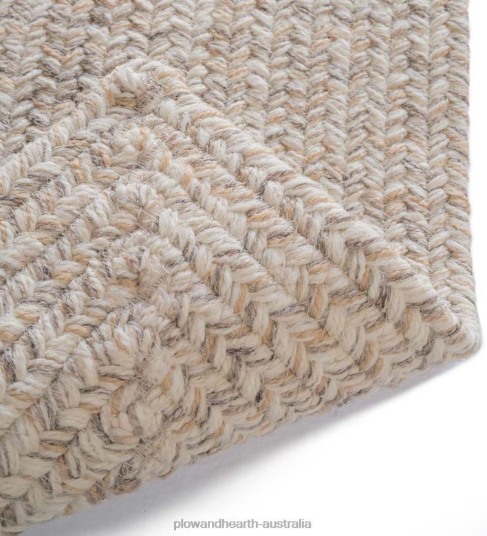Plow & Hearth Indoor/Outdoor Rectangle Pine Creek Braided Polypropylene Rug P22BD1304 Houseware