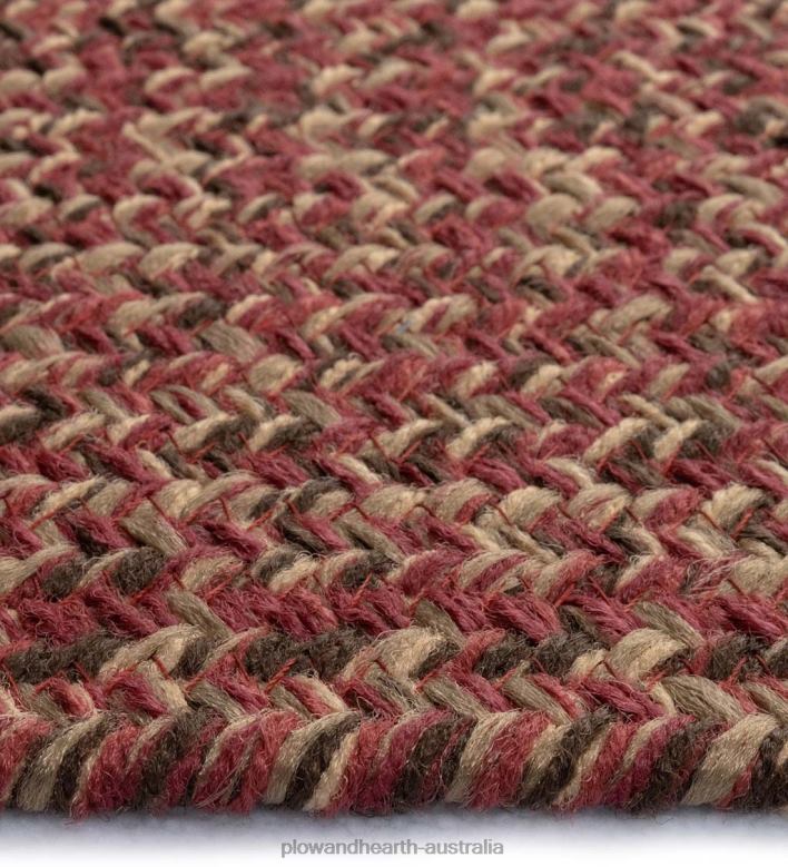 Plow & Hearth Indoor/Outdoor Rectangle Pine Creek Braided Polypropylene Rug P22BD1304 Houseware