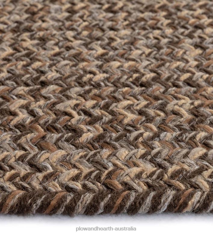 Plow & Hearth Indoor/Outdoor Rectangle Pine Creek Braided Polypropylene Rug P22BD1304 Houseware