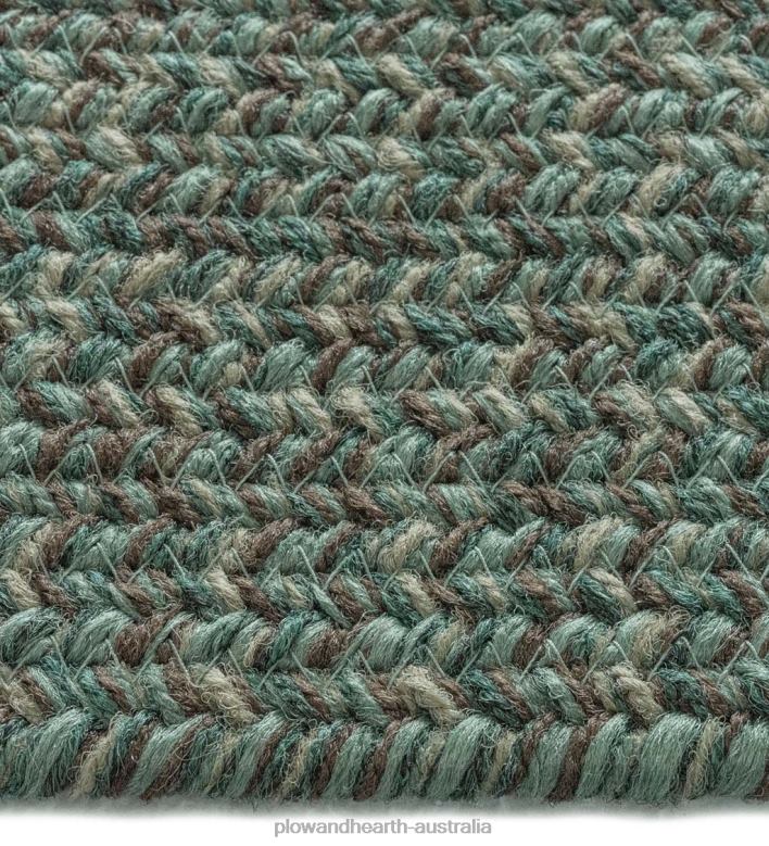 Plow & Hearth Indoor/Outdoor Rectangle Pine Creek Braided Polypropylene Rug P22BD1304 Houseware