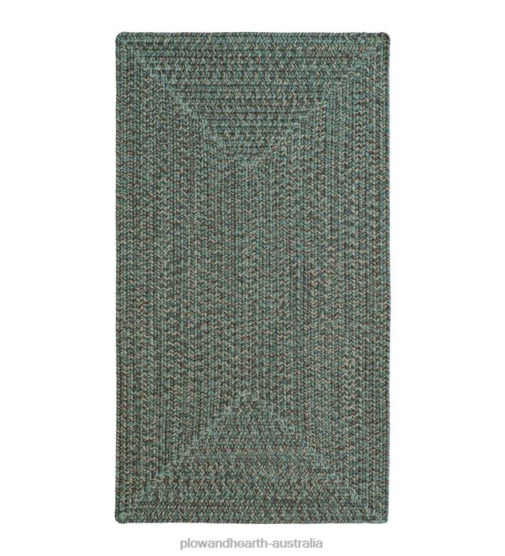 Plow & Hearth Indoor/Outdoor Rectangle Pine Creek Braided Polypropylene Rug P22BD1304 Houseware