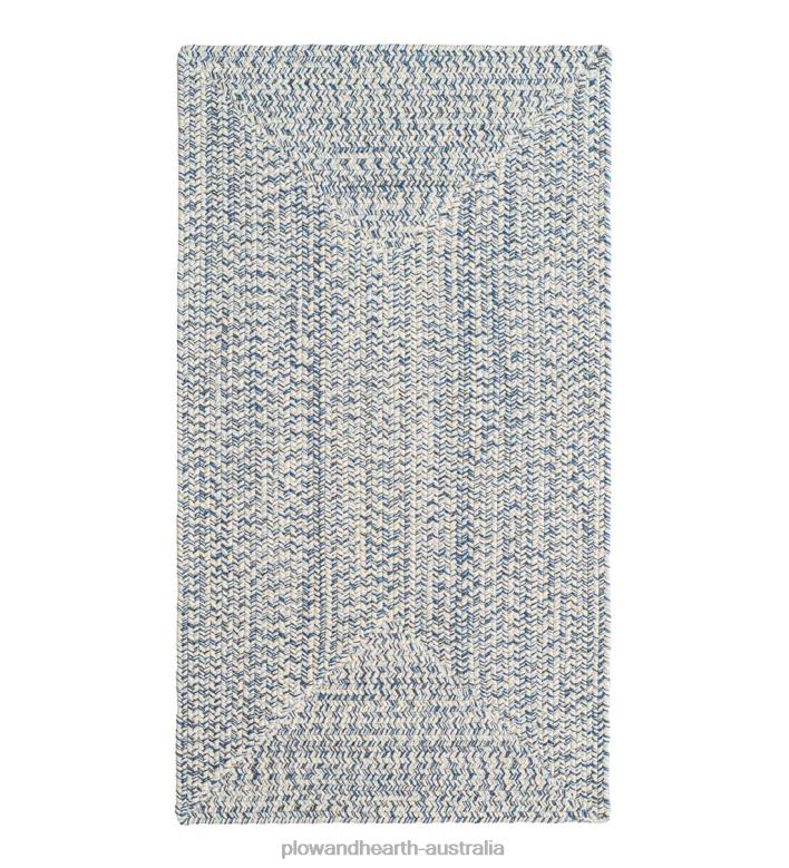 Plow & Hearth Indoor/Outdoor Rectangle Pine Creek Braided Polypropylene Rug P22BD1304 Houseware