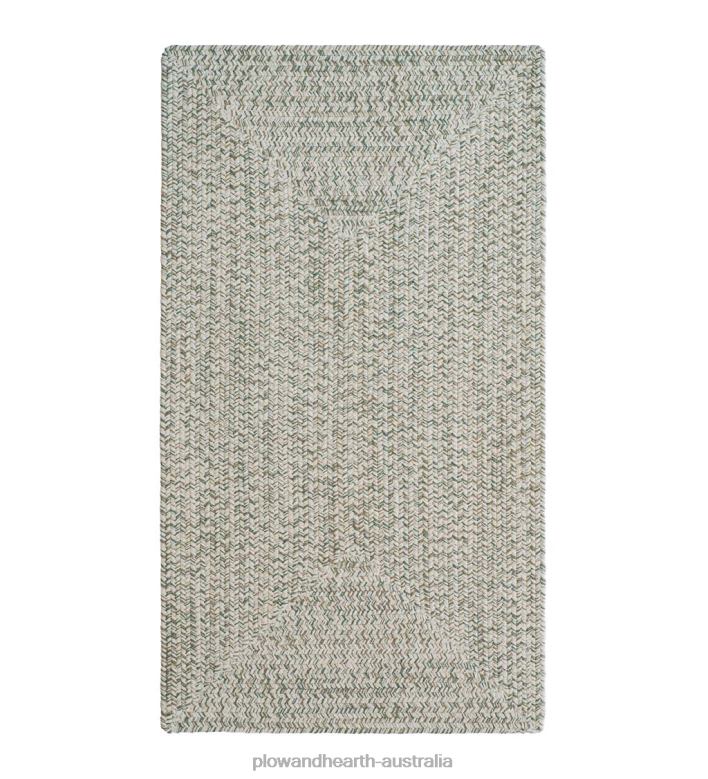 Plow & Hearth Indoor/Outdoor Rectangle Pine Creek Braided Polypropylene Rug P22BD1304 Houseware