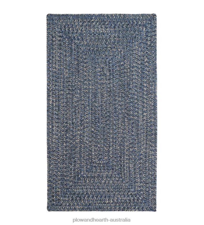 Plow & Hearth Indoor/Outdoor Rectangle Pine Creek Braided Polypropylene Rug P22BD1304 Houseware