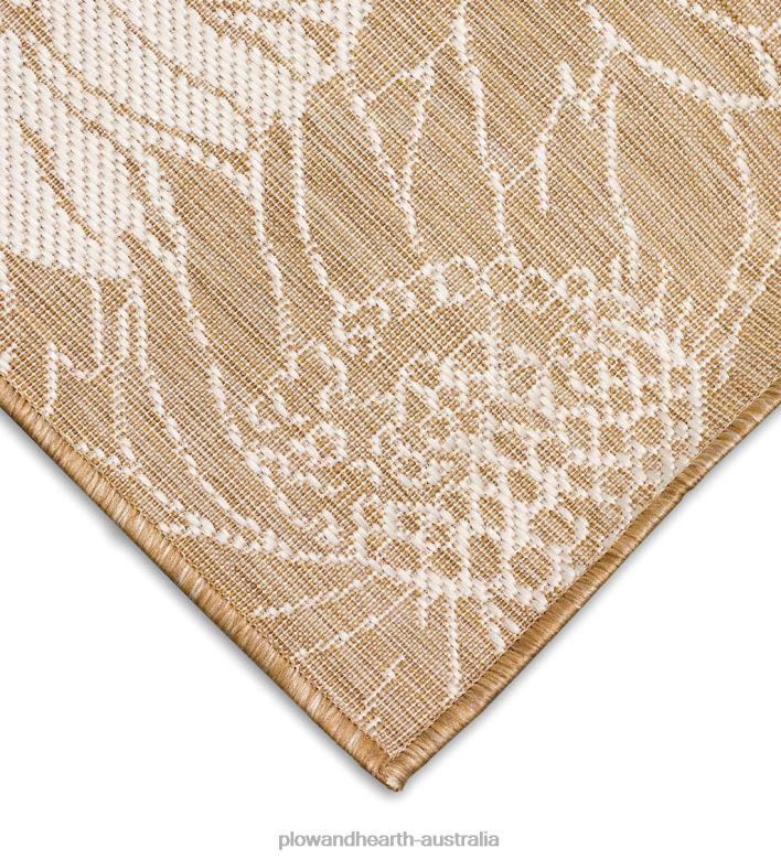 Plow & Hearth Indoor/Outdoor Sunflower Rug P22BD1442 Houseware