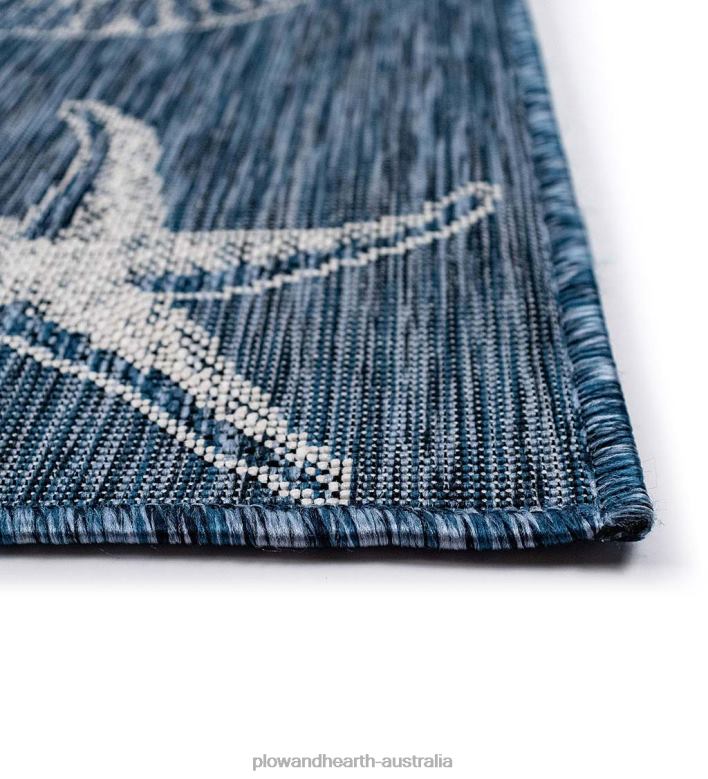 Plow & Hearth Indoor/Outdoor Textured Shells Polypropylene Rug P22BD1367 Houseware