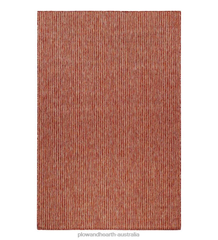 Plow & Hearth Indoor/Outdoor Textured Stripe Polypropylene Rug P22BD1403 Houseware